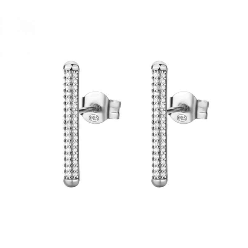 Orecchini LOBO IN ARGENTO E ZIRCONI Donna Rosato