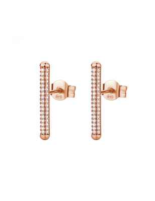 Orecchini LOBO ARGENTO PLACCATO ORO ROSA Donna Rosato
