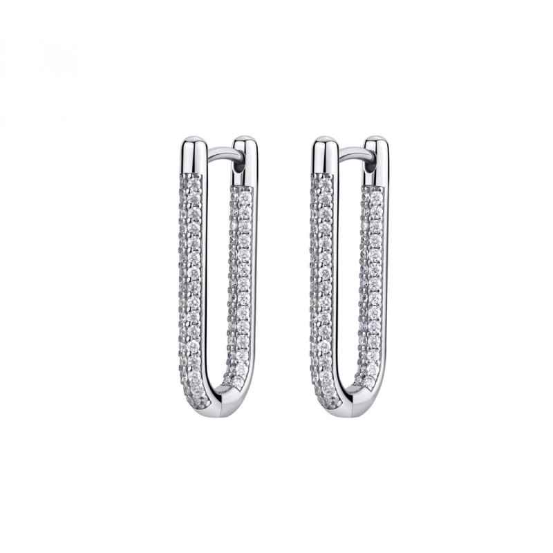 Orecchini IN ARGENTO E ZIRCONI Donna Rosato