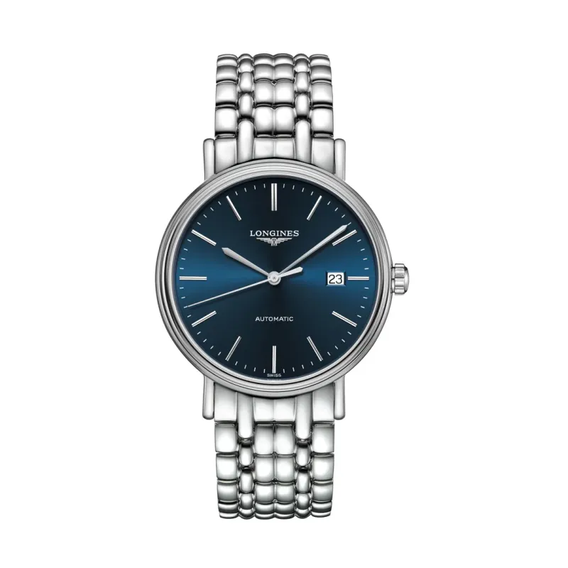 Orologio Presence L4.922.4.92.6 Auto Blu 40mm Uomo Longines Orologio Presence L4.922.4.92.6 Auto Blu 40mm Uomo Longines