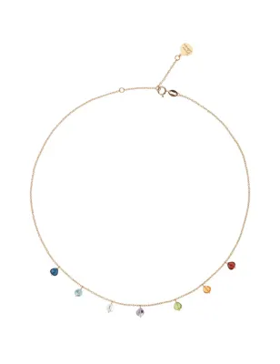 Girocollo Oro giallo 9Kt Mini Semini Rainbow Donna Rossoprezioso