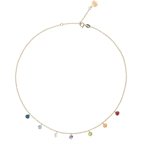 Girocollo Oro giallo 9Kt Mini Semini Rainbow Donna Rossoprezioso