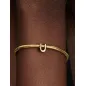 Charm Lettera U piccola Placcatura Oro 14k Donna Pandora Charm Lettera U piccola Placcatura Oro 14k Donna Pandora
