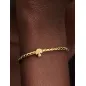 Charm Mini Fungo effetto diamantato placcatura 14K Donna Pandora Charm Mini Fungo effetto diamantato placcatura 14K Donna Pandora