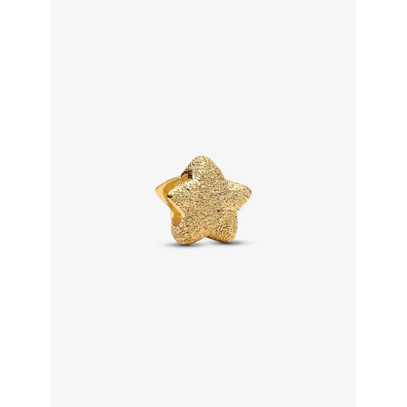 Charm Mini Stella effetto diamantato placcatura 14K Donna Pandora Charm Mini Stella effetto diamantato placcatura 14K Donna Pandora
