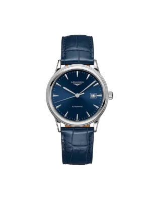 Orologio Flagship L4.984.4.92.2 Auto Blu 40mm Uomo Longines