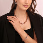 Collana MAGLIA MARINA CON ZIRCONI Donna Bronzallure