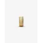 Clip rigata con pietre placcatura Oro 14K Donna Pandora Clip rigata con pietre placcatura Oro 14K Donna Pandora