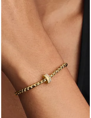 Clip rigata con pietre placcatura Oro 14K Donna Pandora - category_name - XDMG De Marchi Gianotti