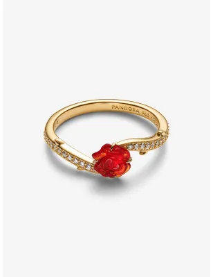 Anello Disney, La Bella e la Bestia Rosa Incantata m.56 Donna Pandora - category_name - XDMG De Marchi Gianotti