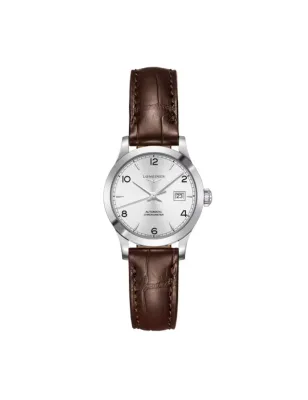 Orologio Record L2.321.4.76.2 COSC Argento 30mm Donna Longines