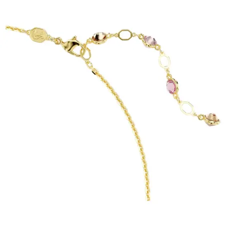 Collana Idyllia, Fiore Multicolore placcato color oro Donna Swarovski