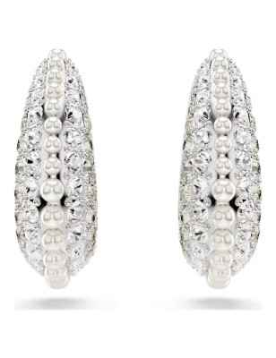 ORECCHINI SUBLIMA CRYSTAL PEARL RODIO DONNA SWAROVSKI 