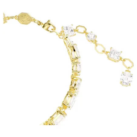 Bracciale dorato Mesmera taglio misto, bianco Donna Swarovski