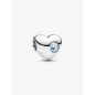 Charm Cuore Pietra Azzurra Marzo da incidere Donna Pandora Charm Cuore Pietra Azzurra Marzo da incidere Donna Pandora