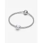 Charm Cuore Pietra Azzurra Marzo da incidere Donna Pandora Charm Cuore Pietra Azzurra Marzo da incidere Donna Pandora