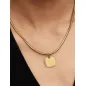 Charm Pendente Medaglia Quadrata Luminosa placcato Oro 14K Pandora Charm Pendente Medaglia Quadrata Luminosa placcato Oro 14K Pandora