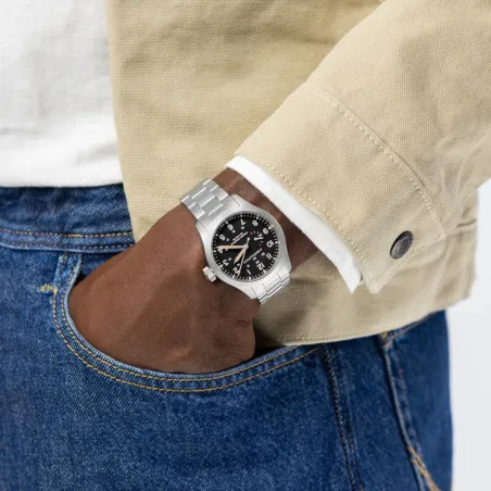 Orologio Khaki Field Mechanical Power Reserve 40 mm Uomo Hamilton