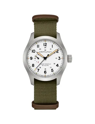 Orologio Khaki Field Mechanical Power Reserve 40 mm Uomo Hamilton