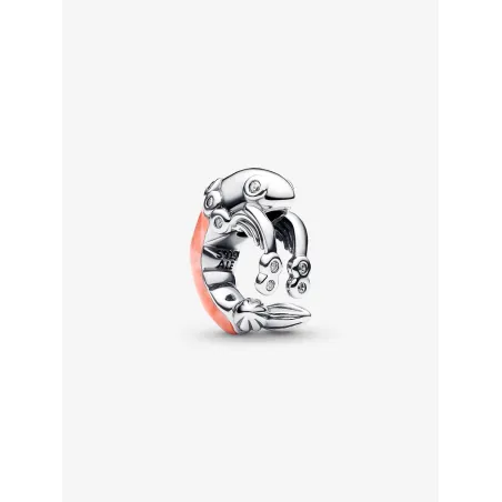 Charm Gamberetto Rosa in Argento Donna Pandora