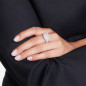Anello COCKTAIL METEORA RODIO M52 Donna Swarovski