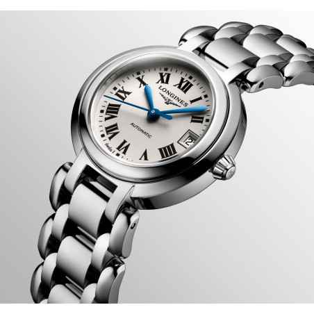 Orologio PrimaLuna L8.111.4.71.6 Auto Argento 26mm Donna Longines