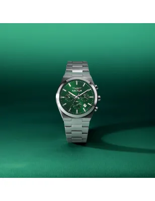 Orologio Sector C300 R3273301002 Crono Acciaio 42mm Uomo Sector