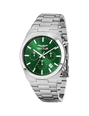 Orologio Sector C300 R3273301002 Crono Acciaio 42mm Uomo Sector