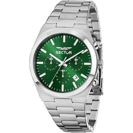 Orologio Sector C300 R3273301002 Crono Acciaio 42mm Uomo Sector
