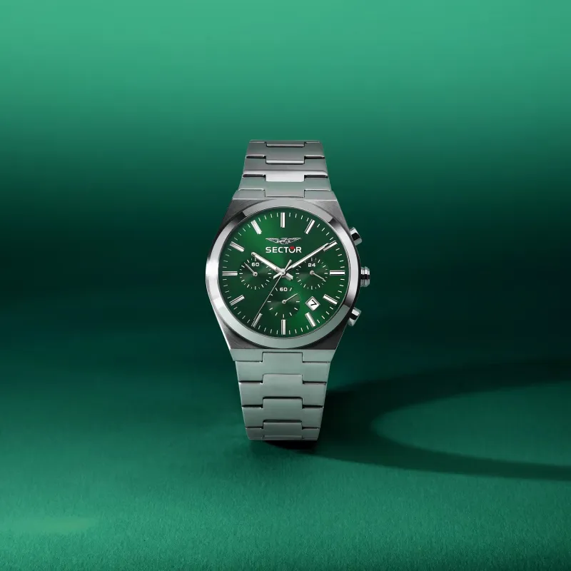 Orologio Sector C300 R3273301002 Crono Acciaio 42mm Uomo Sector Orologio Sector C300 R3273301002 Crono Acciaio 42mm Uomo Sector