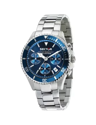 Orologio 230 R3273661007 Cronografo Diver Blu 43mm Uomo Sector