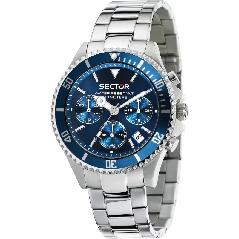 Orologio 230 R3273661007 Cronografo Diver Blu 43mm Uomo Sector Orologio 230 R3273661007 Cronografo Diver Blu 43mm Uomo Sector