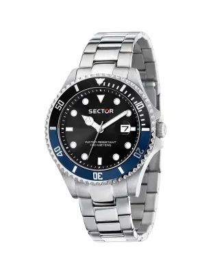 Orologio 230 R3253161058 Diving bicolor Nero Blu 43mm Uomo Sector