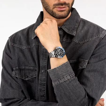 Orologio 230 R3253161058 Diving bicolor Nero Blu 43mm Uomo Sector