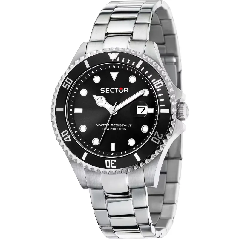 Orologio 230 R3253161060 Diving Nero Sportivo 43mm Uomo Sector Orologio 230 R3253161060 Diving Nero Sportivo 43mm Uomo Sector