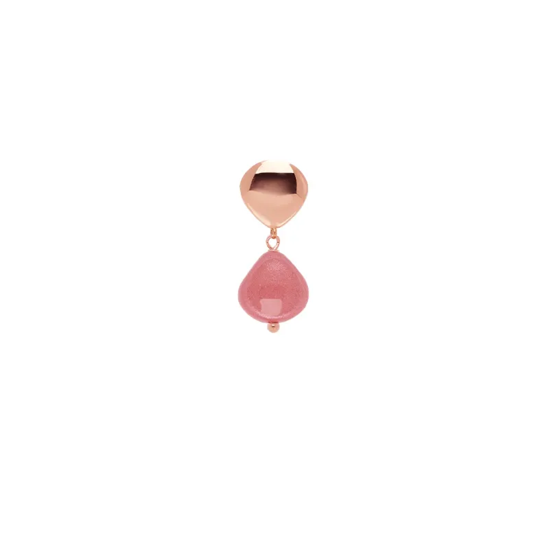 Monorecchino Duo Rosa Aurora Semino d'Amore Donna Rossoprezioso