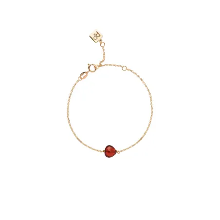 Bracciale Stone Granato Donna Rossoprezioso Semino D'Amore