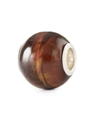 Bead Occhio di Tigre Rosso Rotondo Trollbeads