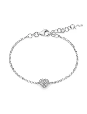 Bracciale Giochi di luce Cuore piccolo Donna Miluna