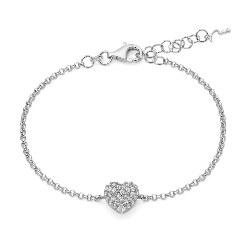 Bracciale Giochi di luce Cuore medio Donna Miluna