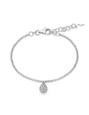 Bracciale Giochi di luce pendente Goccia piccolo Donna Miluna