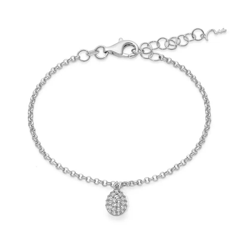 Bracciale Giochi di luce pendente Goccia piccolo Donna Miluna