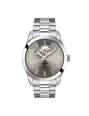 Orologio T1274071108100 Open Heart Rodio 40mm Uomo Tissot