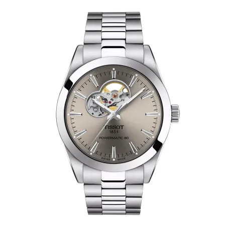 Orologio T1274071108100 Open Heart Rodio 40mm Uomo Tissot