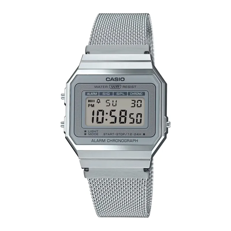 Orologio A700WEM-7AEF Digital Mesh Super Sottile 35mm Casio