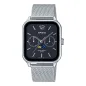 Orologio MTP-M305M-1AVER Moon Phase Mesh Milanese 34mm Uomo Casio