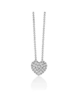 Collana Giochi di luce pendente Cuore medio Donna Miluna
