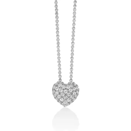 Collana Giochi di luce pendente Cuore medio Donna Miluna
