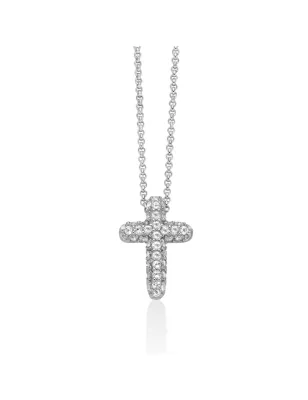Collana Giochi di luce Croce pendente Donna Miluna