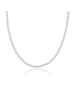 Collana Filo di perle 4-4,5 mm Donna Miluna